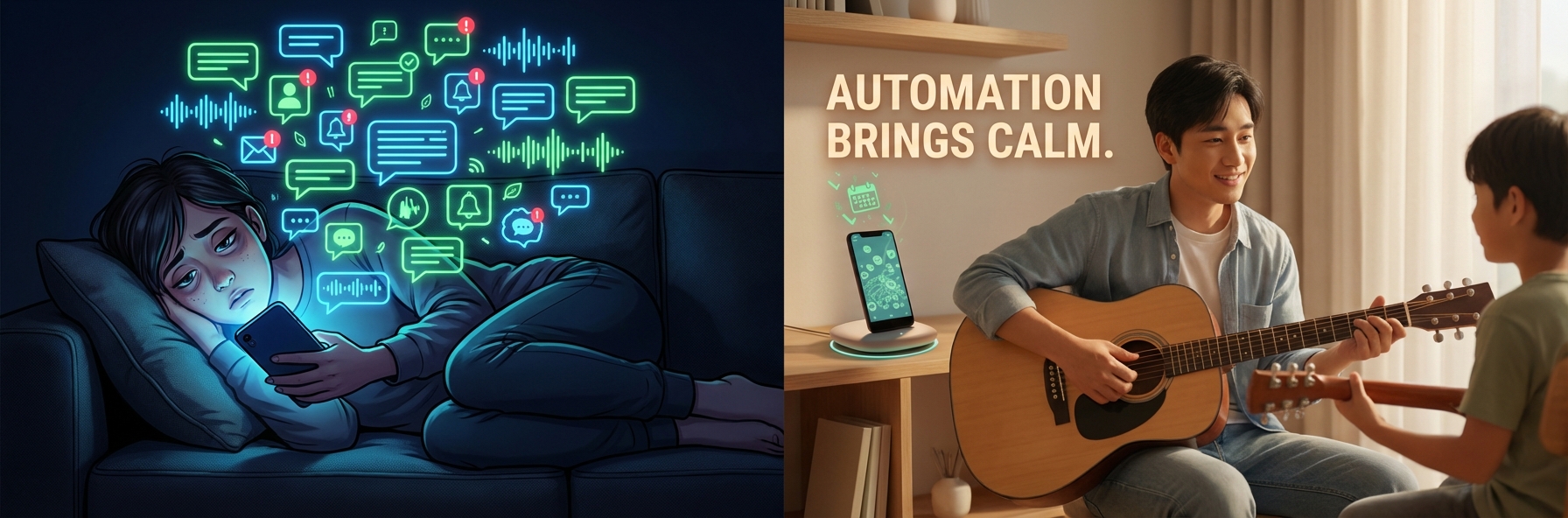 image of a phone with calendar icon and star icon